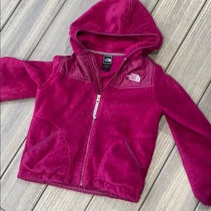 North Face Girls Hooded Fleece